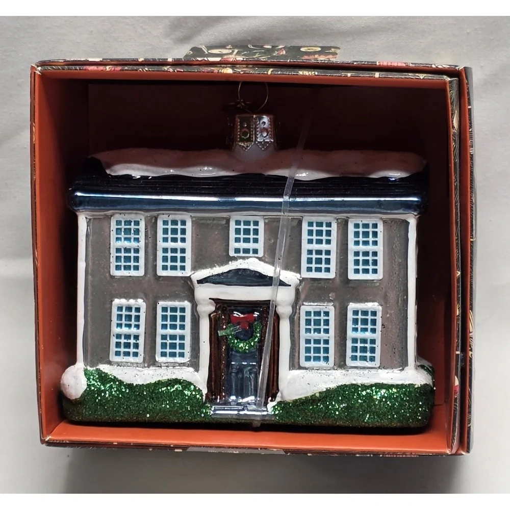 John Derian for Target Glass Holiday House Ornament  Christmas‎ Brand New in Box